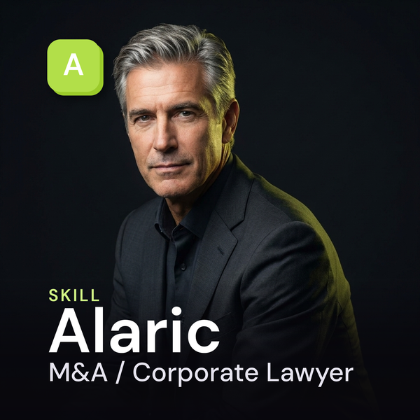 Alaric — M&A / Corporate Lawyer AI Skill