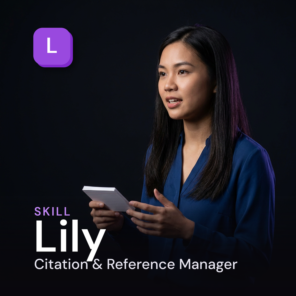 Lily — Citation & Reference Manager AI Skill