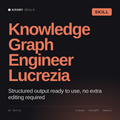 Knowledge Graph Engineer, Lucrezia AI skill by KissMySkills, cover