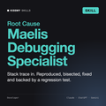Maelis - Debugging Specialist AI skill by KissMySkills, cover