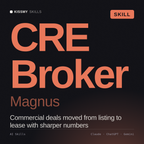 CRE Broker, Magnus AI skill by KissMySkills, cover