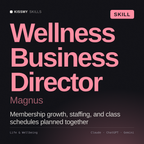 Wellness Business Director, Magnus AI skill by KissMySkills, cover