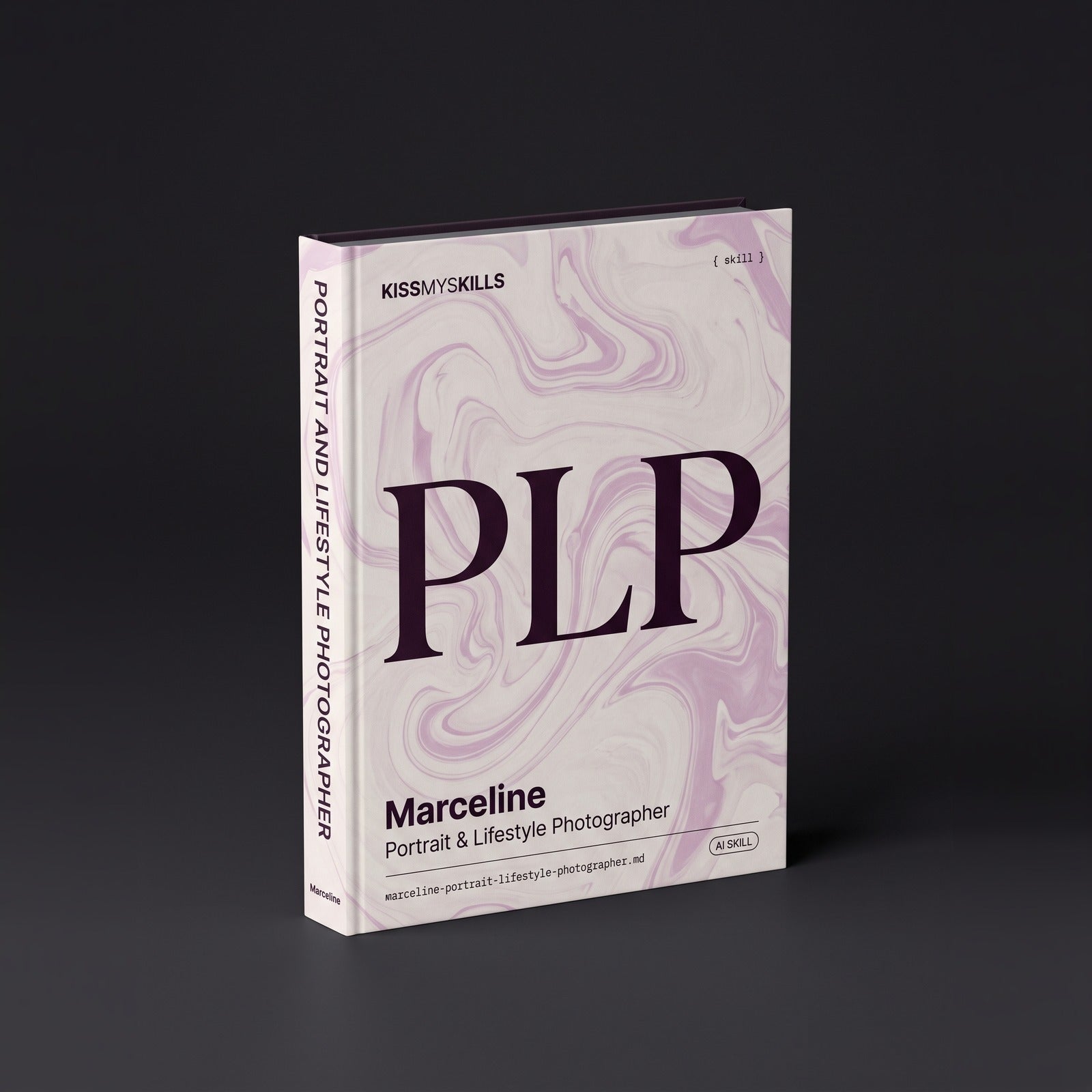 Marceline - Portrait & Lifestyle Photographer Claude skill by KissMySkills, hardcover volume cover