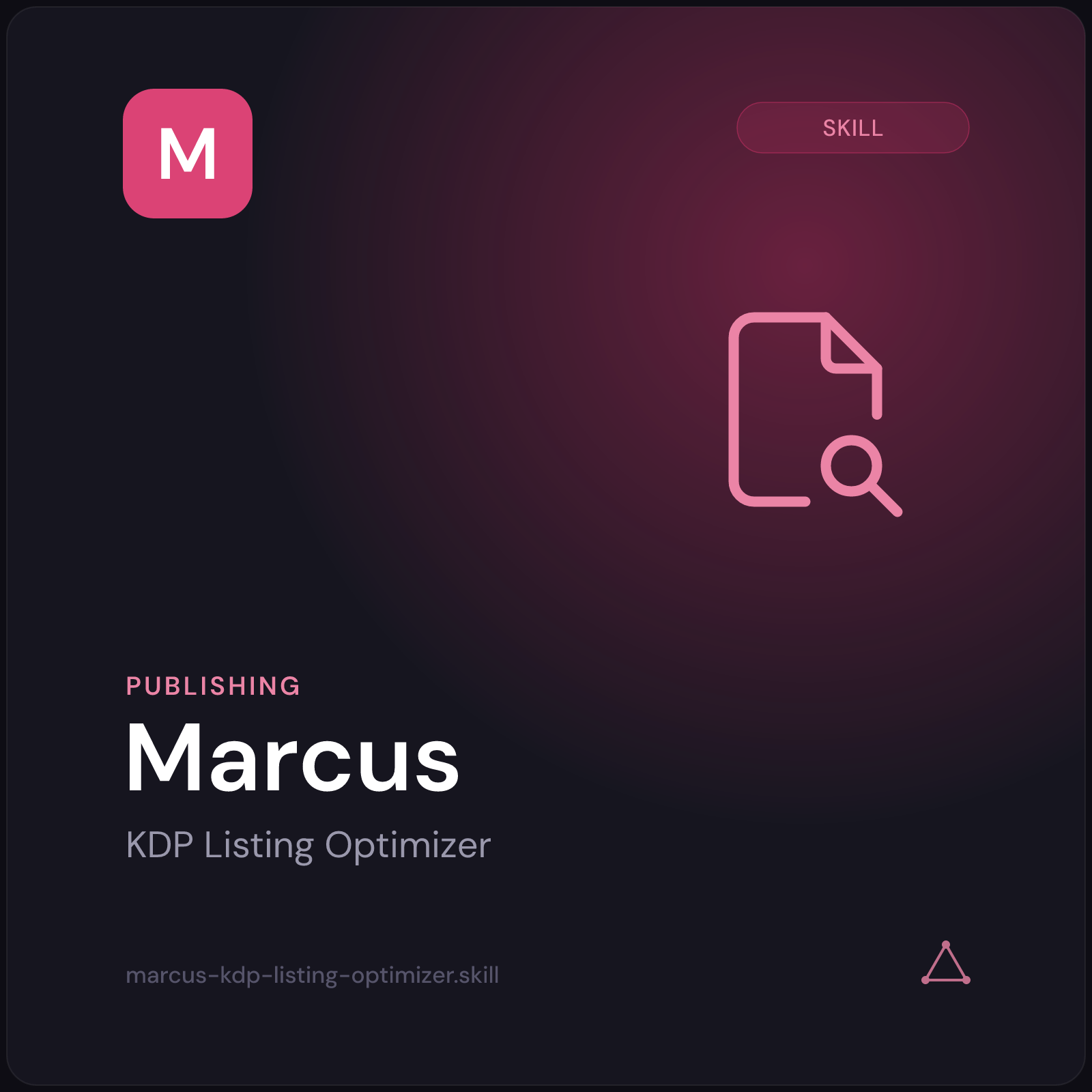Marcus - KDP Listing Optimizer AI Skill cover