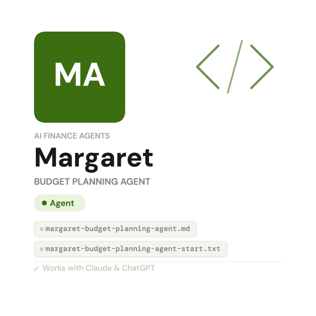Margaret — AI Budget Planning Agent