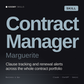 Contract Manager, Marguerite AI skill by KissMySkills, cover