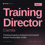 Training Director, Camila AI skill by KissMySkills, cover