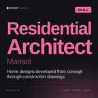 Residential Architect, Marisol AI skill by KissMySkills, cover