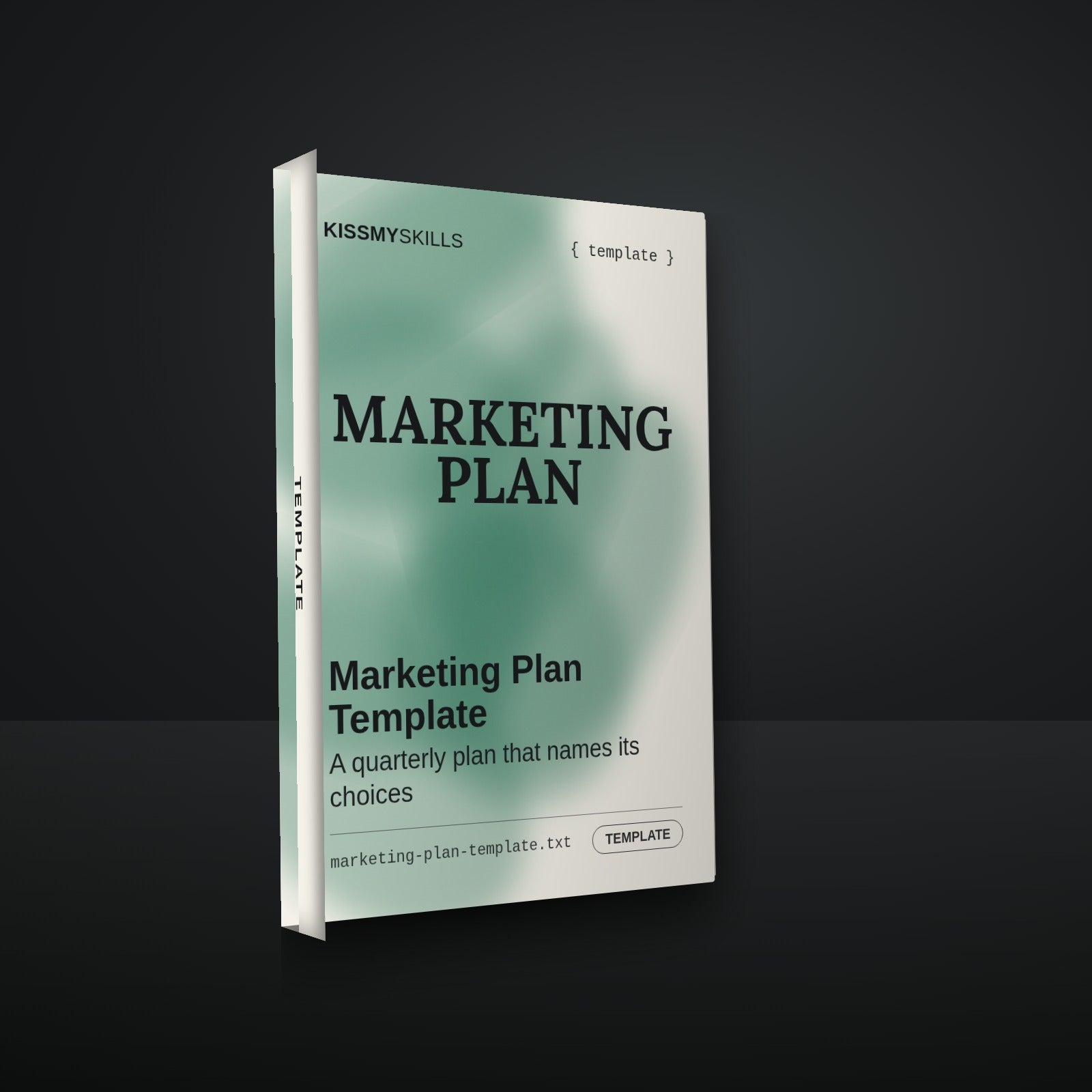 Marketing Plan Template cover