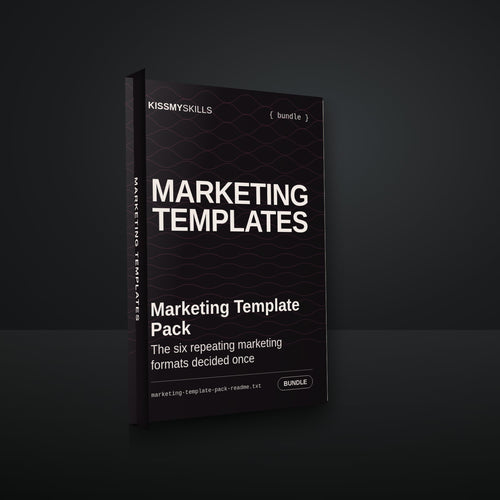 Marketing Template Pack cover