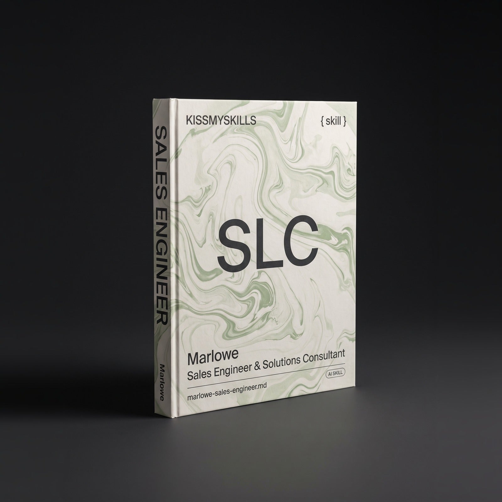 Sales Engineer / Solutions Consultant Claude skill by KissMySkills, hardcover volume cover
