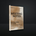 Meeting Notes Template cover