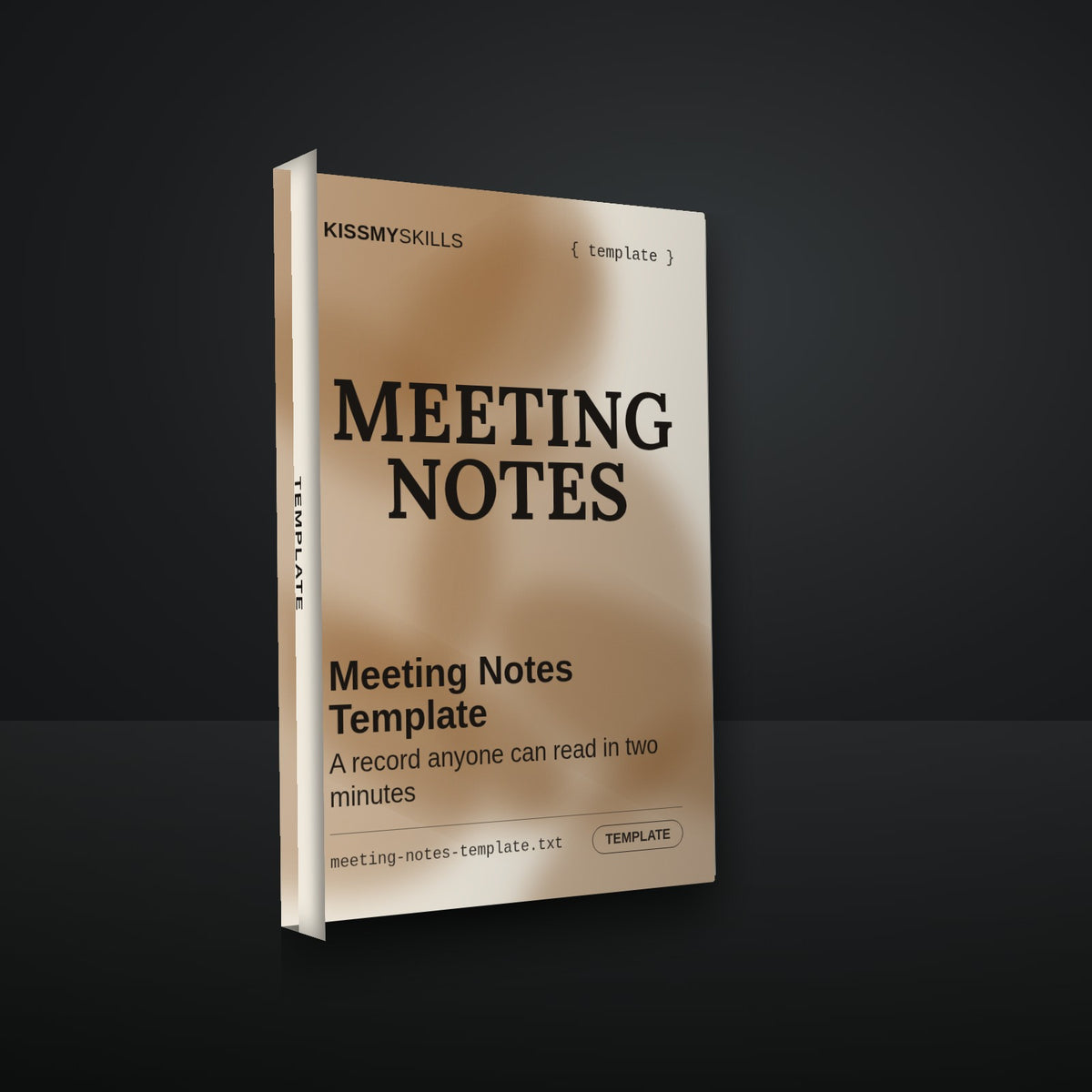 Meeting Notes Template cover