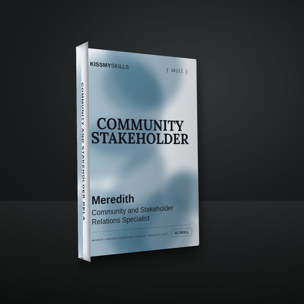 Meredith - Community and Stakeholder Relations Specialist AI Skill cover