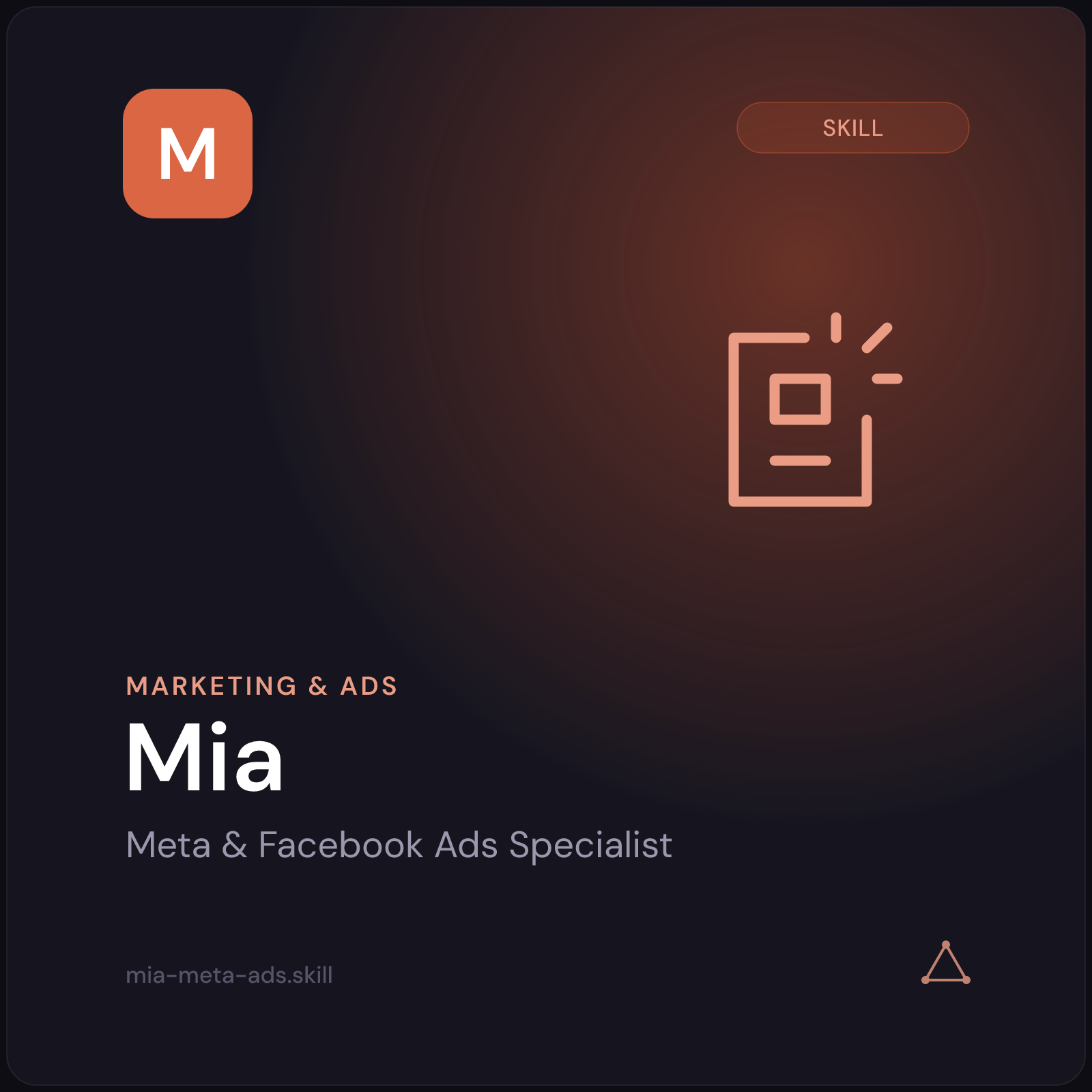 Mia — Meta & Facebook Ads Specialist AI Skill preview 3