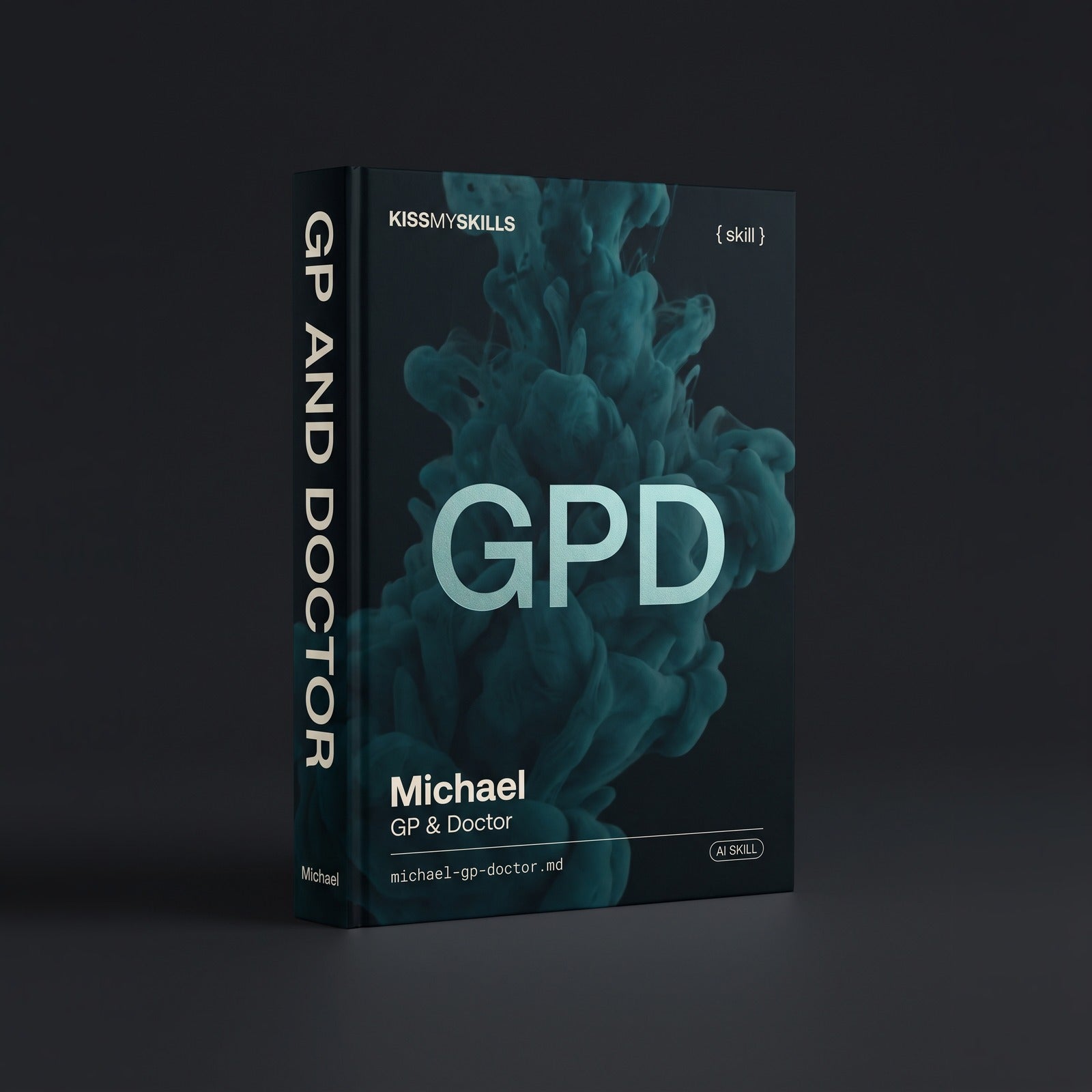 GP & Doctor Claude skill by KissMySkills, hardcover volume cover