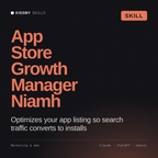 App Store Growth Manager, Niamh AI skill by KissMySkills, cover