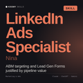 LinkedIn Ads Specialist, Nina AI skill by KissMySkills, cover