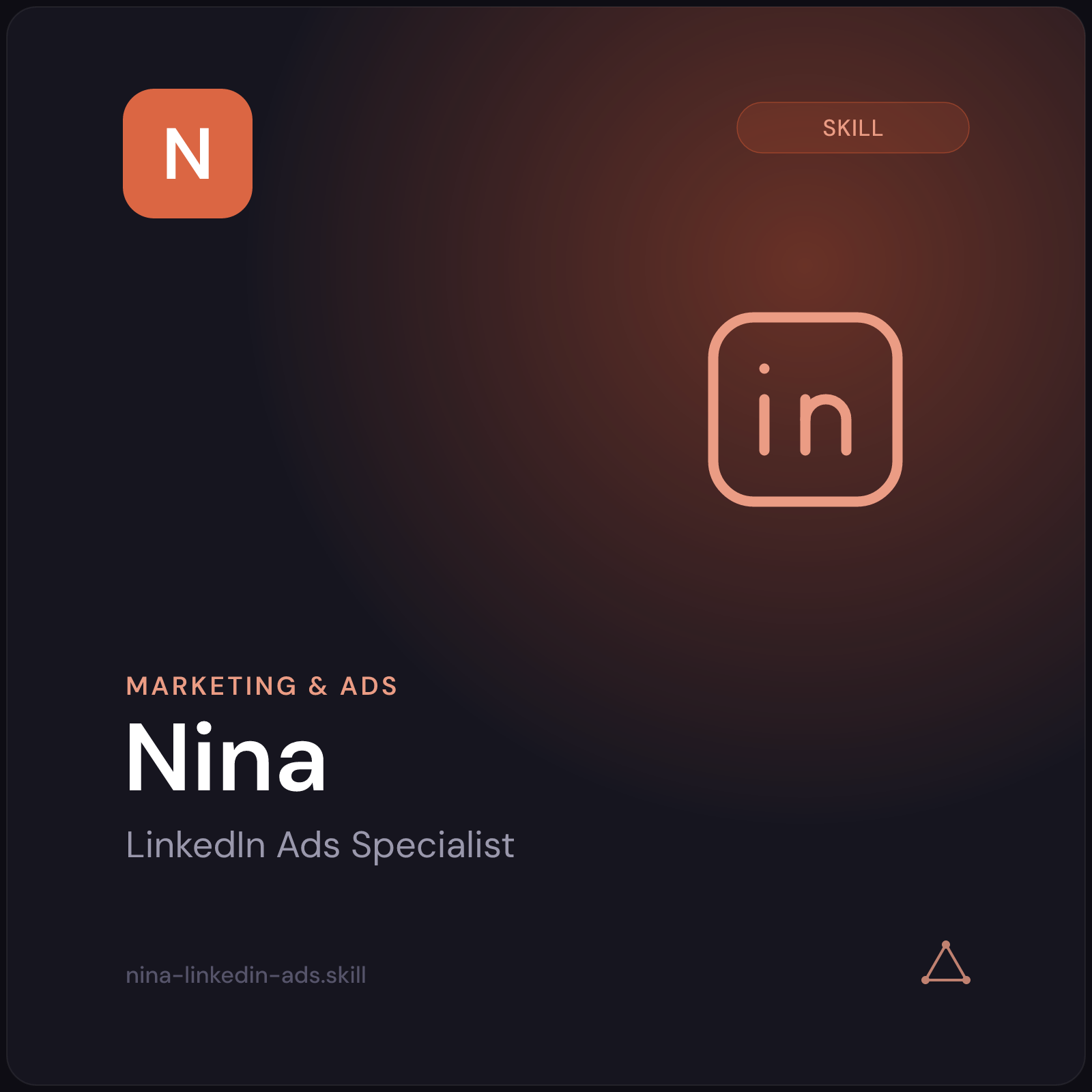 Nina — LinkedIn Ads Specialist AI Skill preview 3