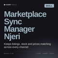 Marketplace Sync Manager, Njeri AI skill by KissMySkills, cover