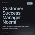 Customer Success Manager, Noemi AI skill by KissMySkills, cover