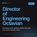 Director of Engineering, Octavian AI skill by KissMySkills, cover