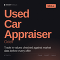 Used Car Appraiser, Odell AI skill by KissMySkills, cover