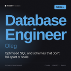 Database Engineer, Oleg AI skill by KissMySkills, cover