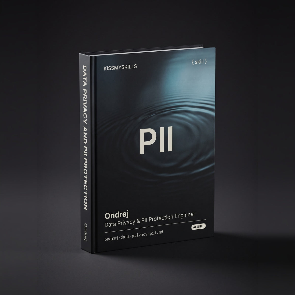Data Privacy & PII Protection Engineer Claude skill by KissMySkills, hardcover volume cover