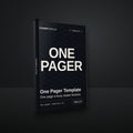 One Pager Template cover