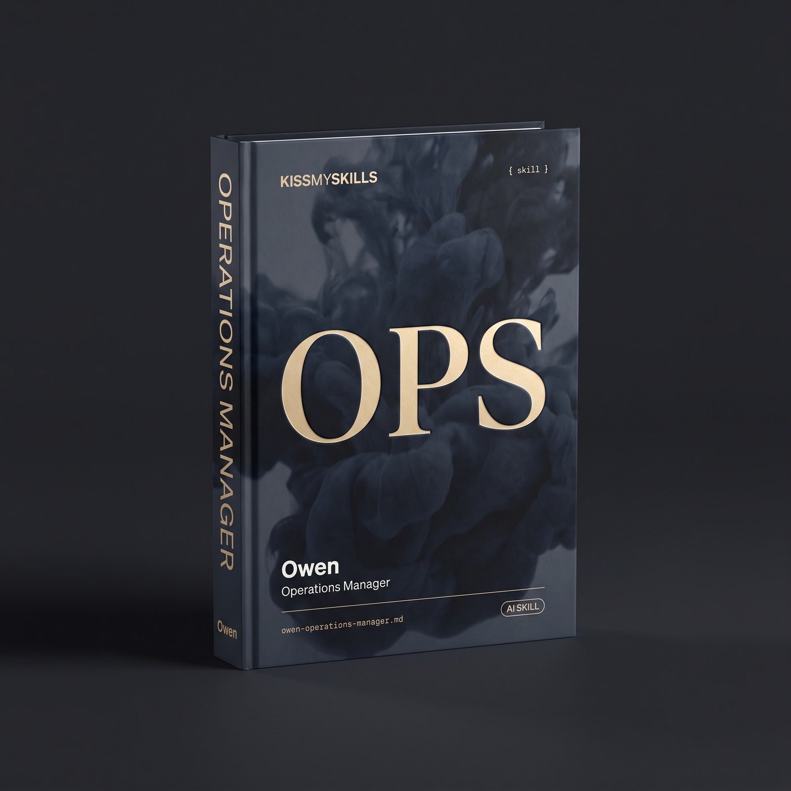 Operations Manager Claude skill by KissMySkills, hardcover volume cover