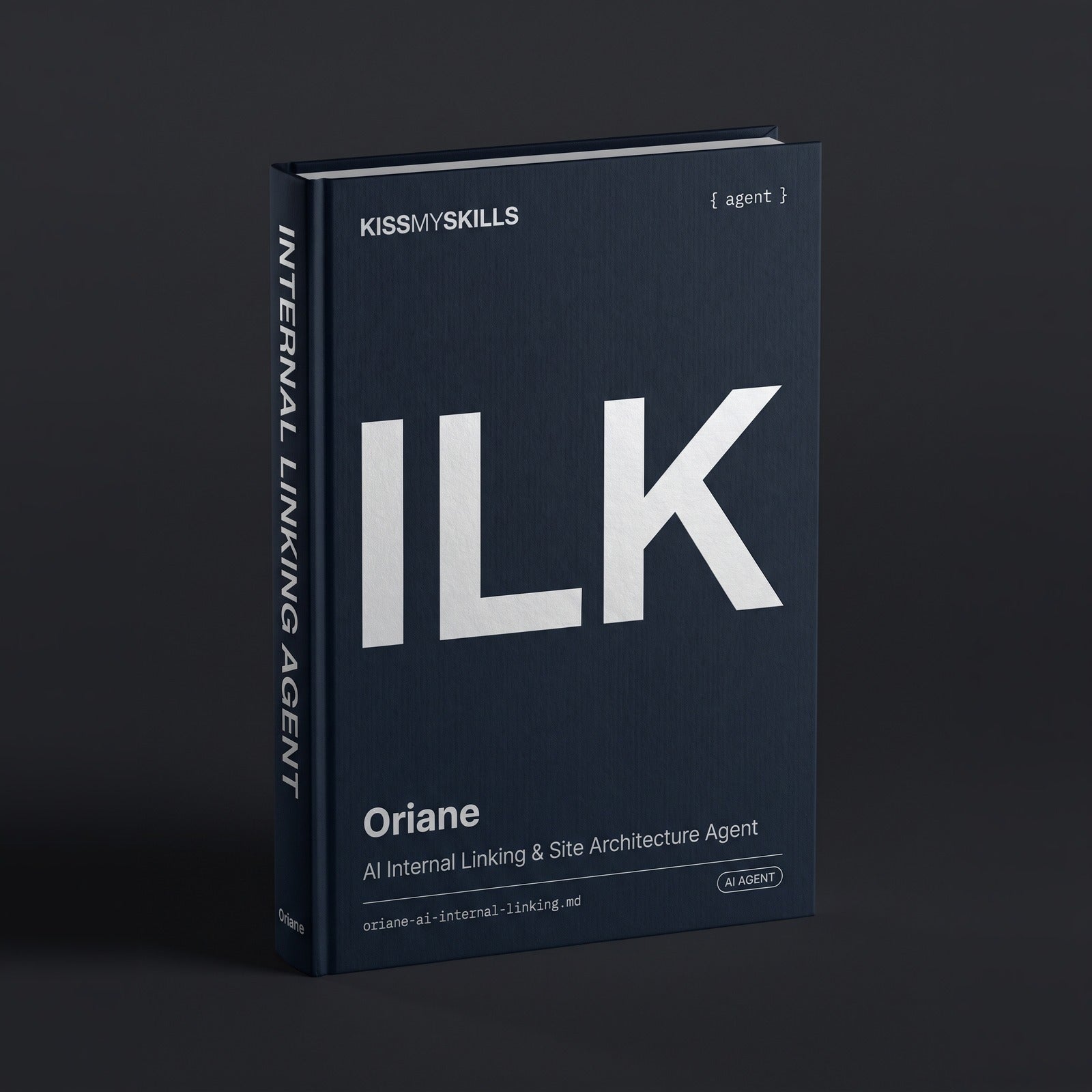 Internal Linking & Site Architecture Claude agent by KissMySkills, hardcover volume cover