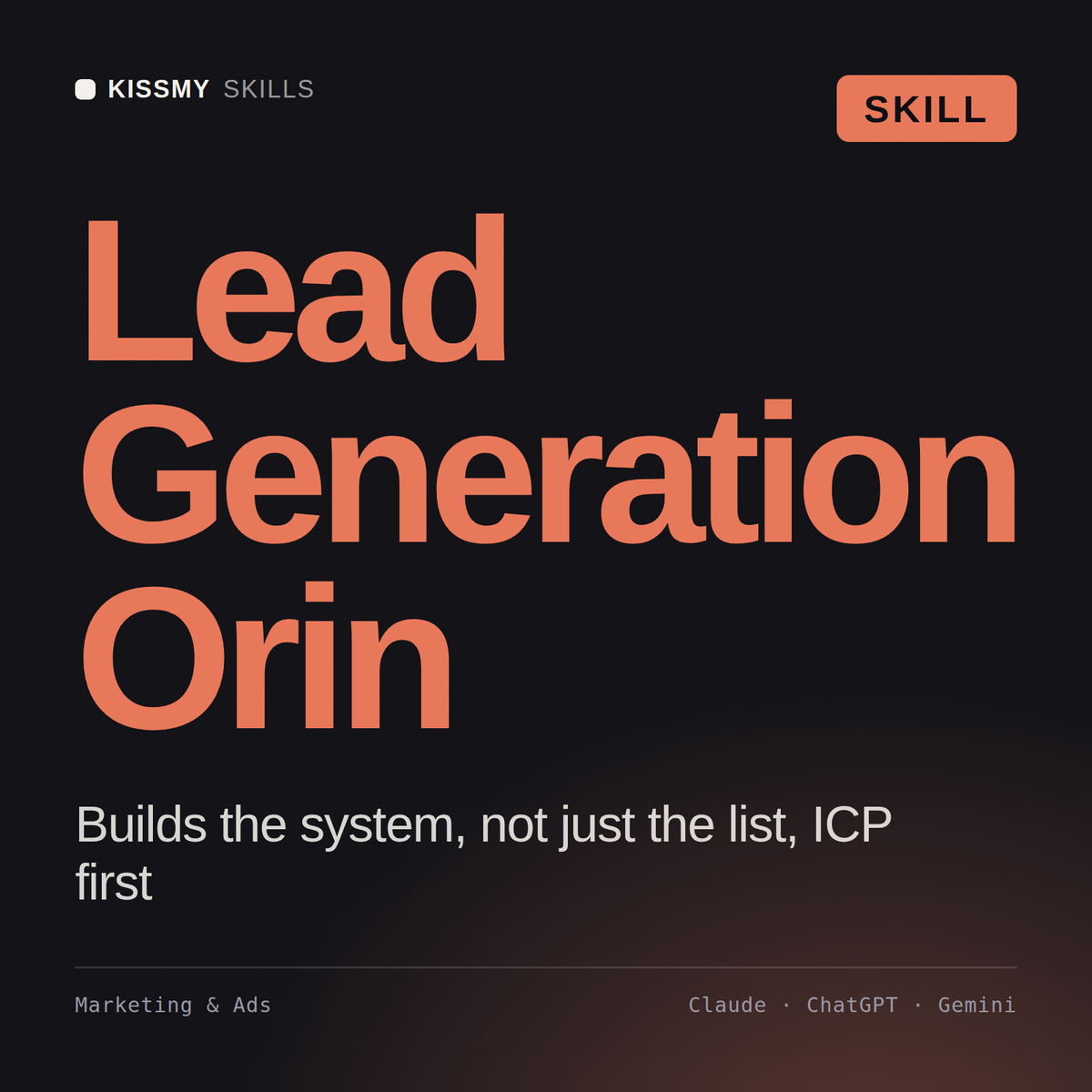 Orin - Lead Generation Specialist AI Skill