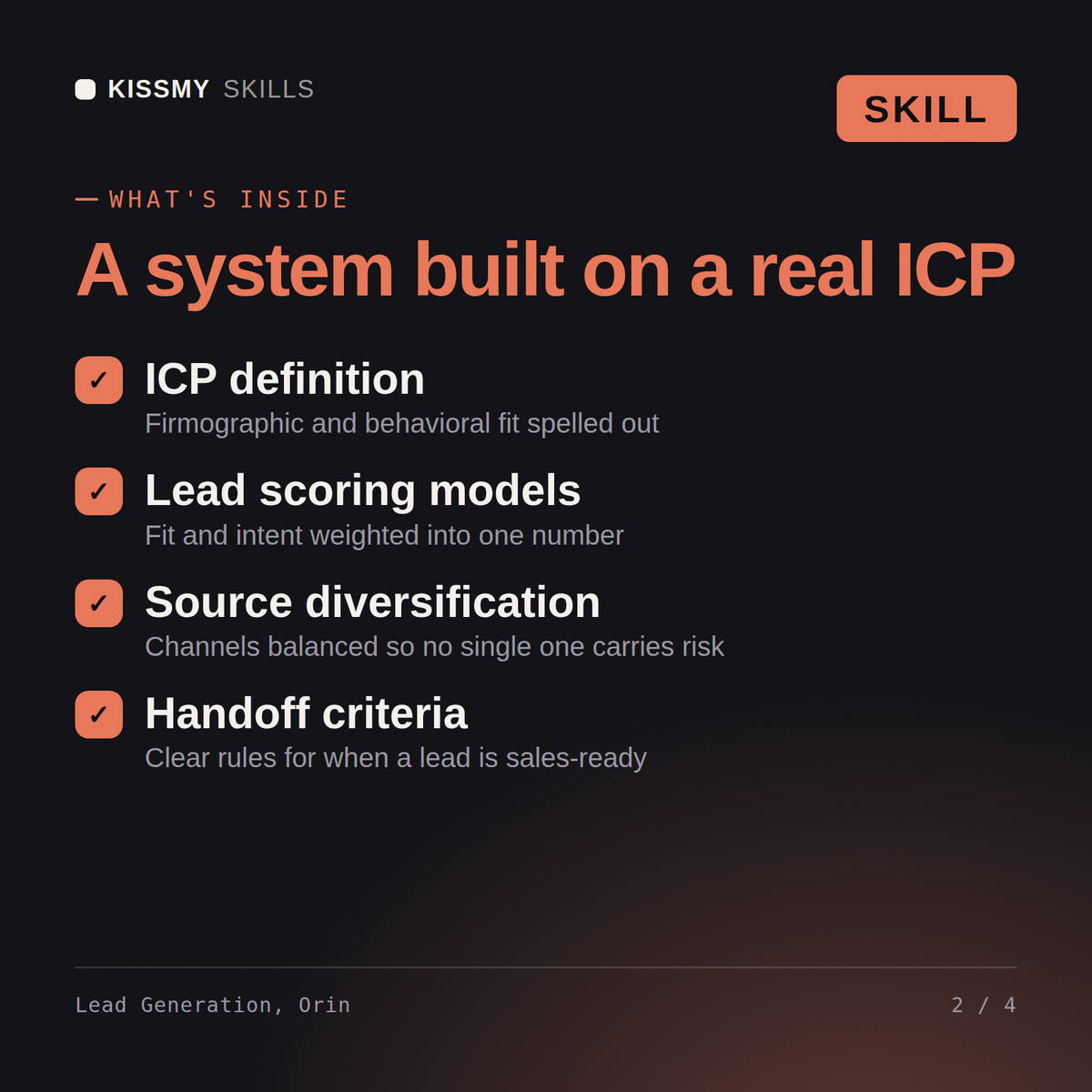 Orin - Lead Generation Specialist AI Skill