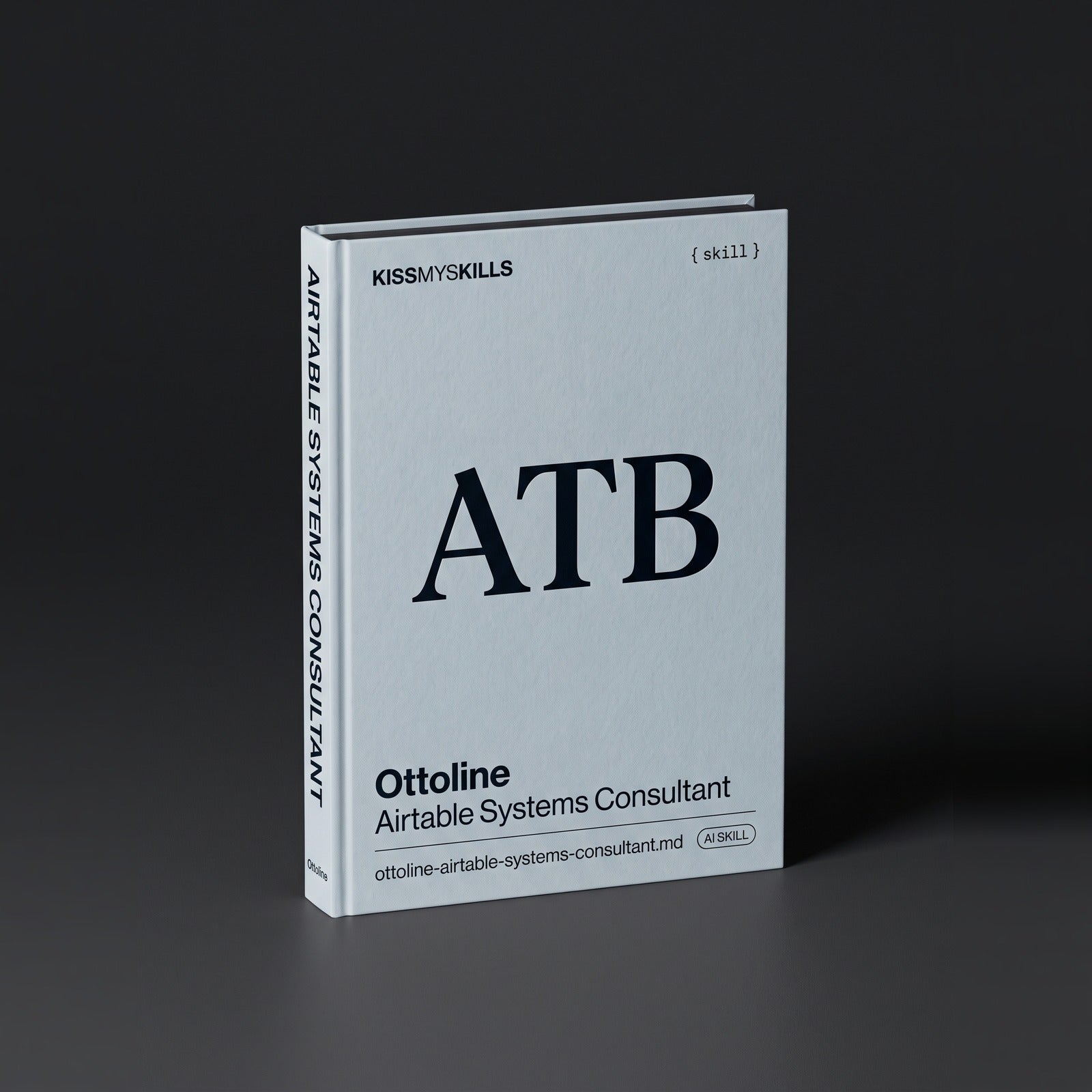 Airtable Systems Consultant Claude skill by KissMySkills, hardcover volume cover