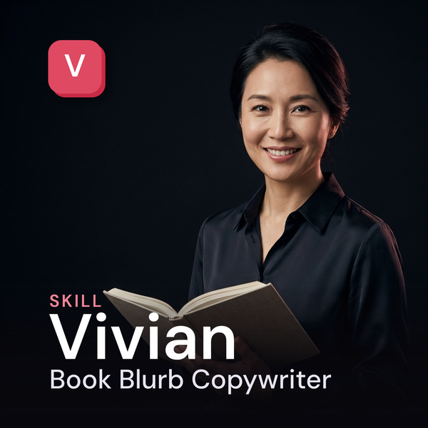 Vivian — Book Blurb Copywriter AI Skill