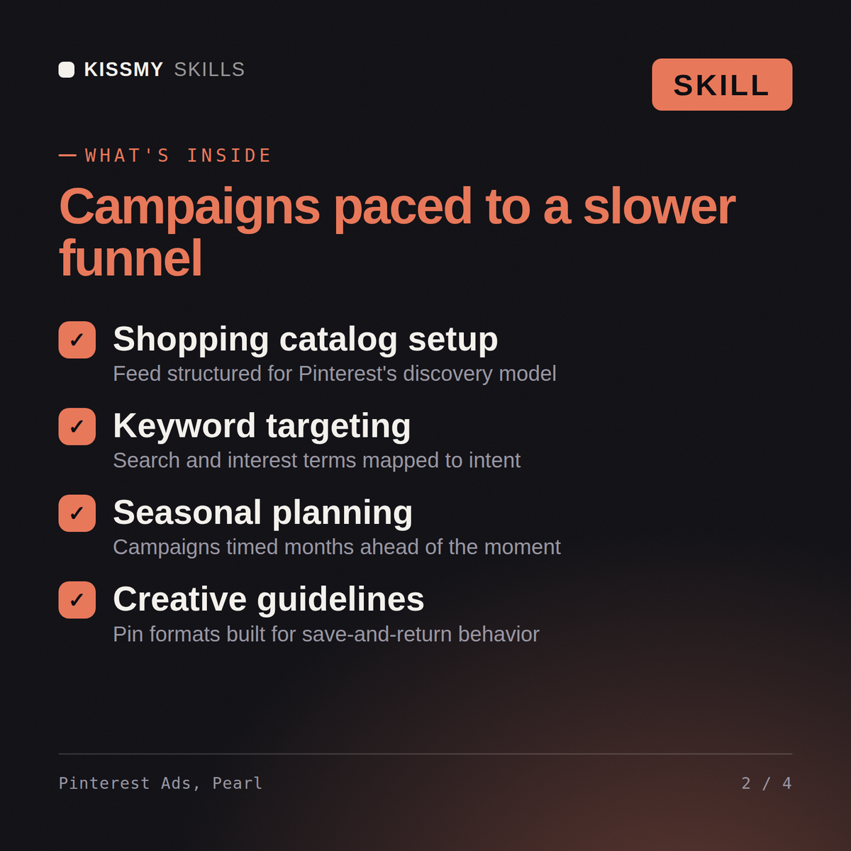 Pearl - Pinterest Ads Specialist AI Skill