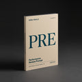 Performance Review prompts for Claude by KissMySkills, pale warm sand cotton-rag paper cover with the monogram PRE