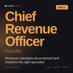 Chief Revenue Officer, Pernille AI skill by KissMySkills, cover