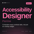 Accessibility Designer, Perrine AI skill by KissMySkills, cover