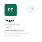 Peter — AI Interview Design Agent