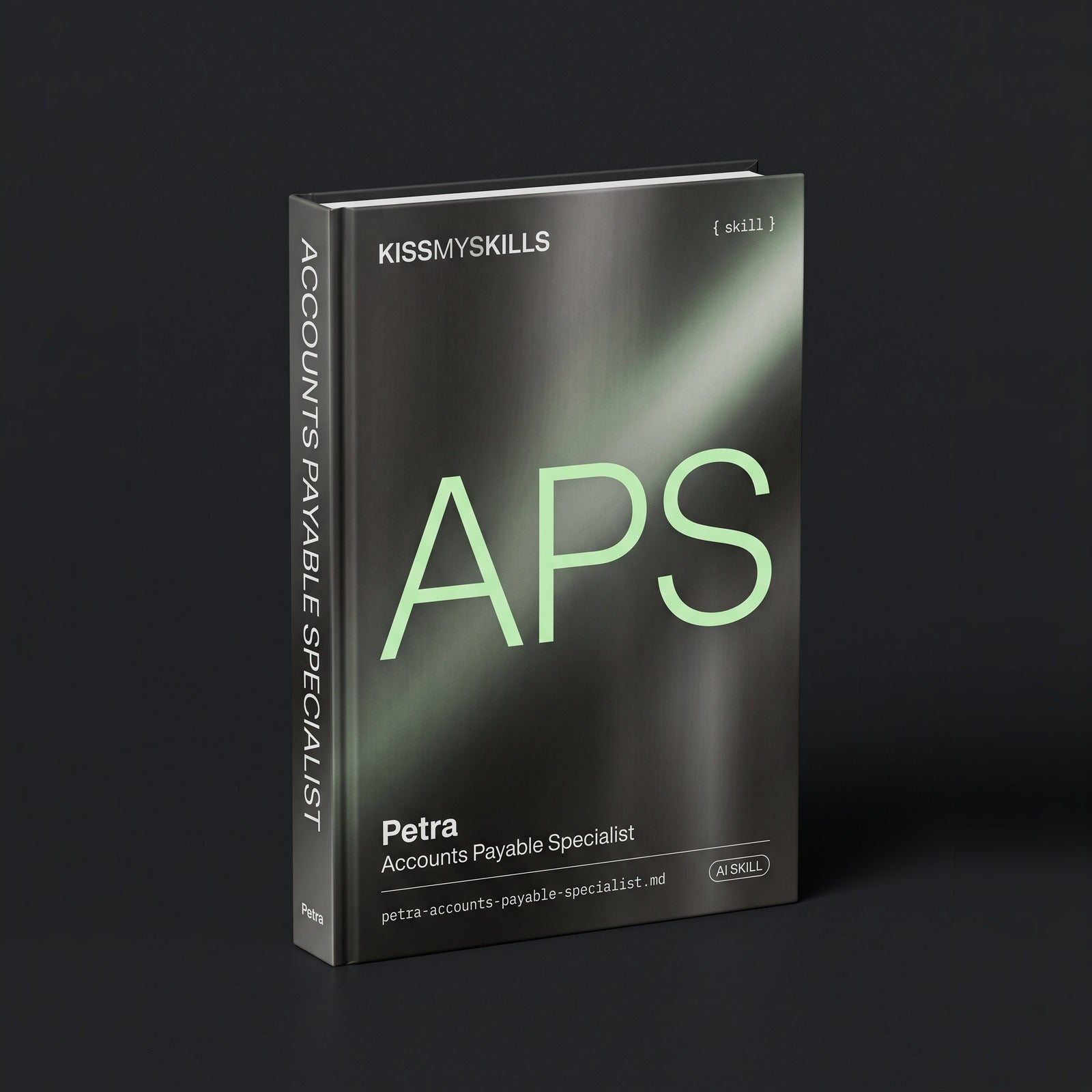 Petra - Accounts Payable Specialist Claude skill by KissMySkills, hardcover volume cover