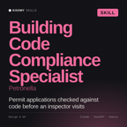 Building Code Compliance Specialist, Petronella AI skill by KissMySkills, cover