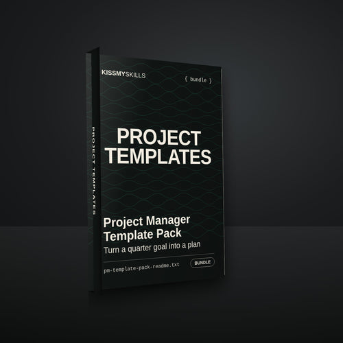 Project Manager Template Pack cover
