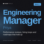 Engineering Manager, Priya AI skill by KissMySkills, cover