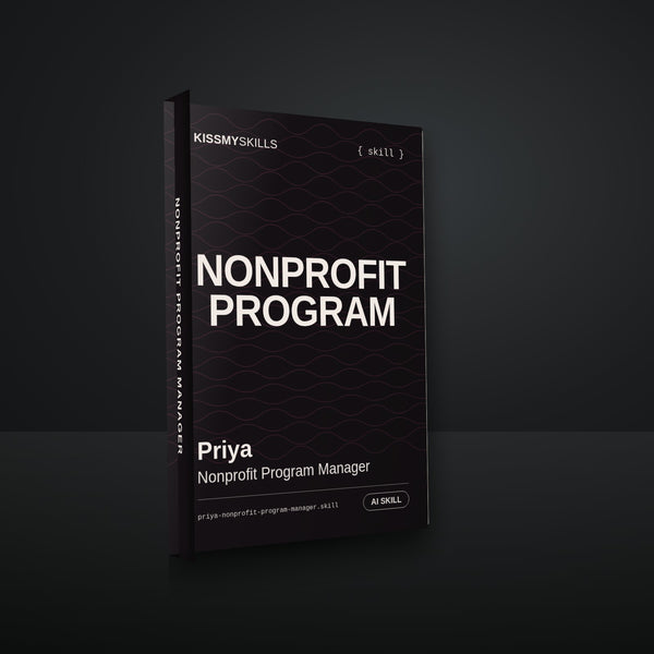 Priya - Nonprofit Program Manager AI Skill cover