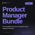 Product Manager Bundle AI bundle by KissMySkills, cover