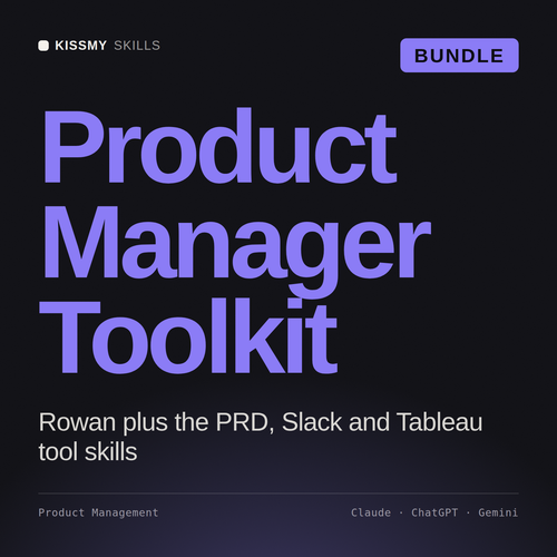 Product Manager Toolkit AI bundle by KissMySkills, cover