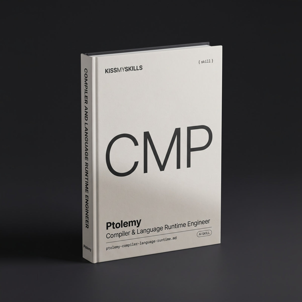 Compiler & Language Runtime Engineer Claude skill by KissMySkills, hardcover volume cover