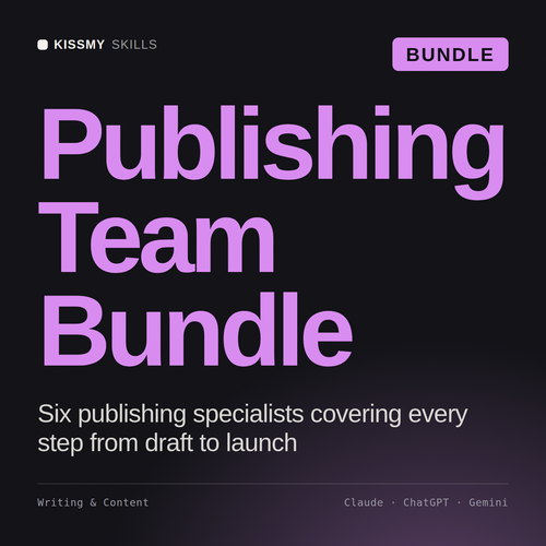 Publishing Team Bundle AI bundle by KissMySkills, cover